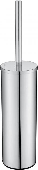 КРУГЛАЯ ОТДЕЛЬНОСТОЯЩАЯ ЩЕТКА ДЛЯ ТУАЛЕТА С ДЕРЖАТЕЛЕМ, ХРОМ