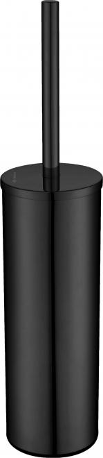 КРУГЛАЯ ОТДЕЛЬНОСТОЯЩАЯ ЩЕТКА ДЛЯ ТУАЛЕТА С ДЕРЖАТЕЛЕМ, NERO
