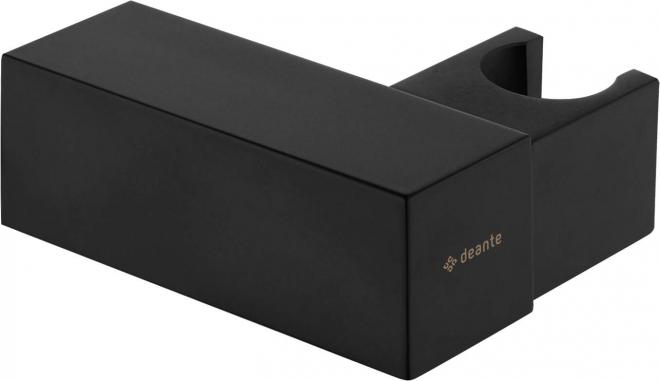 КВАДРАТНЫЙ ЛАТУННЫЙ НАСТЕННЫЙ КРОНШТЕЙН ДЛЯ РУЧНОГО ДУША, NERO