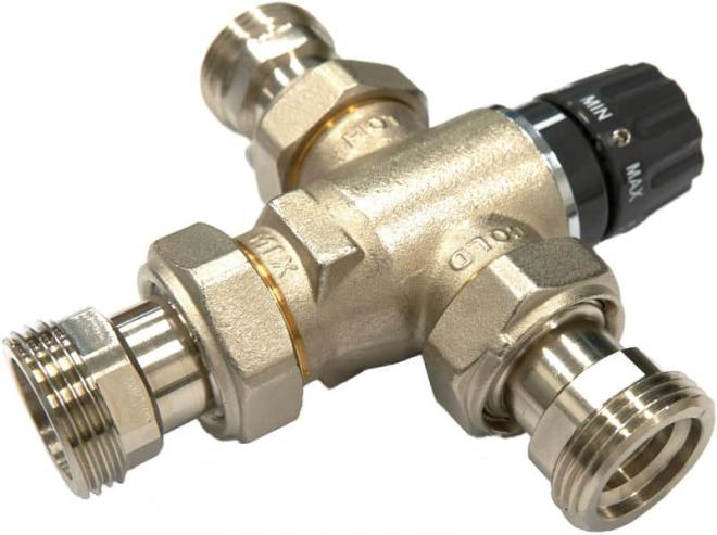 ТЕРМОСТАТИЧЕСКИЙ ЦЕНТРАЛЬНЫЙ СМЕСИТЕЛЬ 1" РАСХОД 3М3/Ч