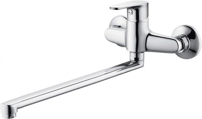 НАСТЕННЫЙ СМЕСИТЕЛЬ ДЛЯ МОЙКИ CHABER, ХРОМ