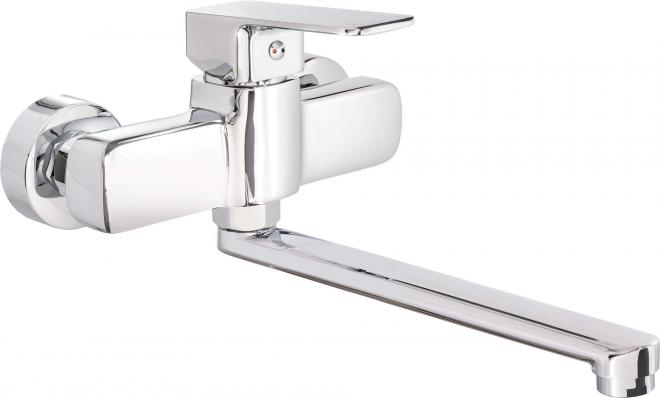 НАСТЕННЫЙ СМЕСИТЕЛЬ ДЛЯ МОЙКИ MARO, ХРОМ