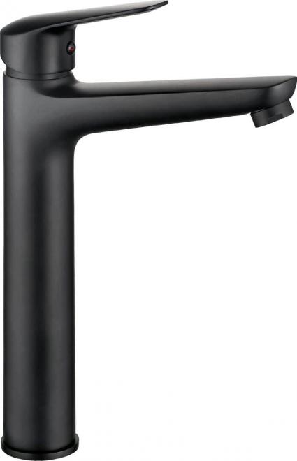 СМЕСИТЕЛЬ ДЛЯ РАКОВИНЫ BORO С ПОДЪЕМНЫМ КОРПУСОМ, БЕЗ CLICK-CLACK, NERO - НОВИНКА