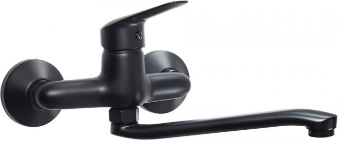 BORO NERO НАСТЕННЫЙ СМЕСИТЕЛЬ ДЛЯ МОЙКИ