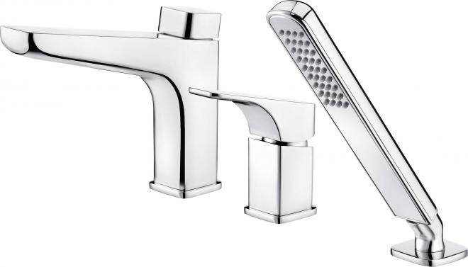 HIACYNT Смеситель для ванны, 3-отверствия