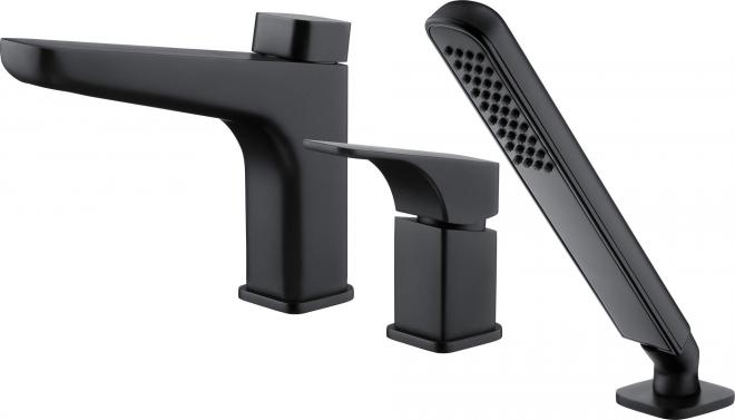 HIACYNT NERO СМЕСИТЕЛЬ ДЛЯ ВАННЫ НА 3 ОТВЕРСТИЯ