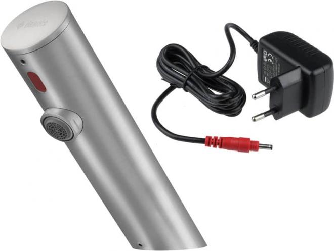 SENSE SENSOR СМЕСИТЕЛЬ ДЛЯ РАКОВИНЫ ИЗ СТАЛИ БЕЗ РЕГУЛИРОВКИ ТЕМПЕРАТУРЫ, ПИТАНИЕ 230/6В - НОВИНКА