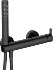 СМЕСИТЕЛЬ ДЛЯ ДУША SILIA С ДУШЕВЫМ КОМПЛЕКТОМ, NERO - НОВИНКА