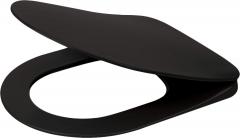 СИДЕНЬЕ ДЛЯ ТУАЛЕТА SLIM SOFT CLOSE ДЛЯ PEONIA И PEONIA ZERO, NERO