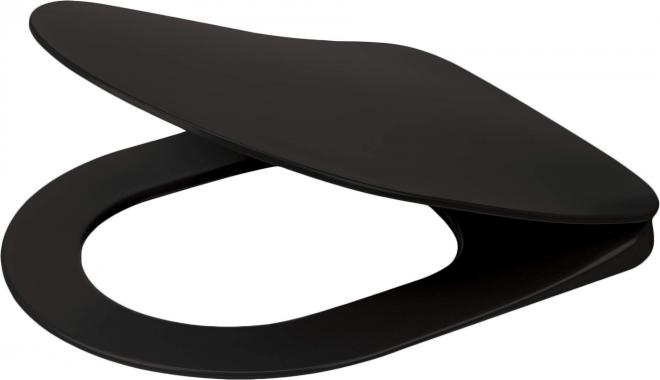 СИДЕНЬЕ ДЛЯ ТУАЛЕТА SLIM SOFT CLOSE ДЛЯ PEONIA И PEONIA ZERO, NERO