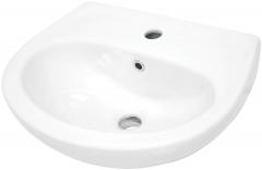 РАКОВИНА JASMIN, БЕЛАЯ, НАСТЕННАЯ, 456 ММ - НОВАЯ
