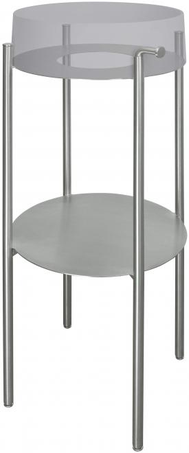 КОНСОЛЬ ДЛЯ ВАННОЙ SILIA 360 ММ МАТОВАЯ СТАЛЬ - НОВАЯ