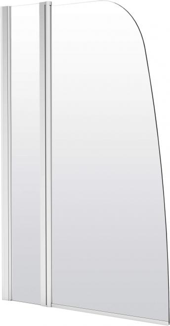 ЭКРАН ДЛЯ ВАННЫ АЛЬПИНИЯ, ПРОЗРАЧНОЕ СТЕКЛО С КРЫШКОЙ, 115X140 СМ