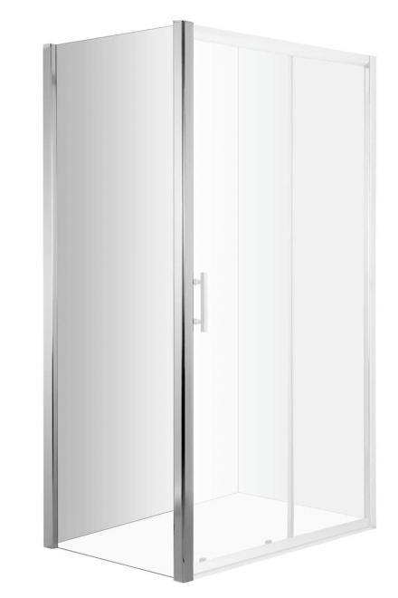 ДУШЕВАЯ СТЕНА CYNIA, ПРОЗРАЧНОЕ СТЕКЛО, 90X200 СМ