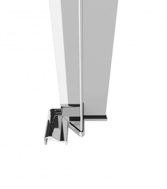 ПРОФИЛЬ ДЛЯ ДВЕРНОЙ СИСТЕМЫ KERRIA PLUS, ХРОМ