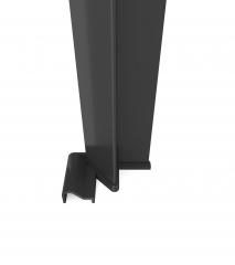 ПРОФИЛЬ ДЛЯ ДВЕРНОЙ СИСТЕМЫ KERRIA PLUS, NERO