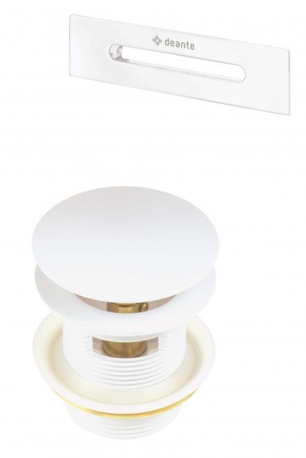 КОМПЛЕКТ ДЛЯ ВАННЫ, BIANCO, CLICK CLACK С ПРЯМОУГОЛЬНЫМ ПЕРЕЛИВОМ