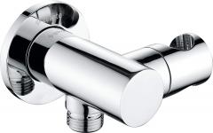 CASCADA CHROME УГЛОВЫЕ СОЕДИНЕНИЯ РЕГУЛИРУЕМЫЕ С ДУШЕВЫМ КРОНШТЕЙНОМ, КРУГЛЫЕ