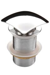 CLICK-CLACK ДЛЯ РАКОВИНЫ, КВАДРАТНАЯ, БЕЗ ПЕРЕЛИВА