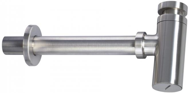 СИФОН ДЛЯ РАКОВИНЫ КРУГЛЫЙ, МАТОВАЯ СТАЛЬ - НОВИНКА