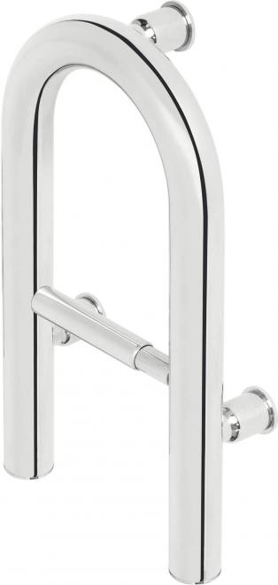 VITAL НАСТЕННЫЙ СТАЛЬНОЙ ПОРУЧНИК С МЕСТОМ ДЛЯ ТУАЛЕТНОЙ БУМАГИ