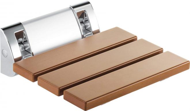 VITAL НАСТЕННОЕ СКЛАДНОЕ СИДЕНЬЕ ИЗ ДПК, ЦВЕТ ДЕРЕВА