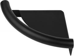 ПОРУЧНИК VITAL УГЛОВОЙ С ПОЛКОЙ, ЧЕРНЫЙ