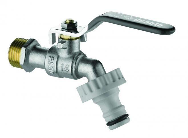 КЛАПАН BIBCOCK С АДАПТЕРАМИ ДЛЯ САДОВОГО ШЛАНГА, 3/4"