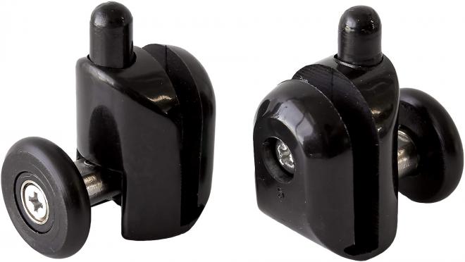 НИЖНИЕ СЪЕМНЫЕ РОЛИКИ, NERO, ДЛЯ СТЕКЛА 5 ММ (2 ШТ.)