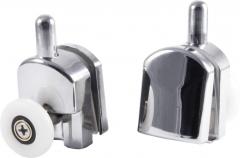 НИЖНИЕ СЪЕМНЫЕ РОЛИКИ, ХРОМ, ДЛЯ СТЕКЛА 5 ММ, ДИАМ. 23 ММ (2 ШТ.)