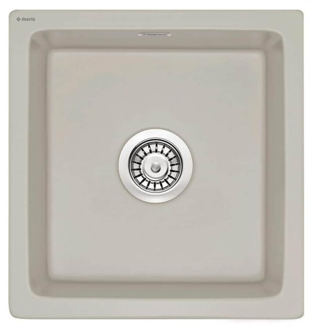 SABOR 1-ЧАШНАЯ КЕРАМИЧЕСКАЯ МОЙКА БЕЗ СУШИЛКИ, КАПУЧИНО МАТОВАЯ, 475x450x215 С ЭКОНОМЬЮЩИМ ПРОСТРАНСТВО