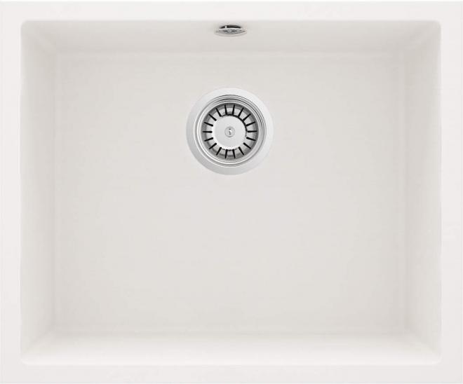 CORDA ВСТРОЕННАЯ ГРАНИТНАЯ РАКОВИНА 550x460x204 3,5'', АЛАБАСТР, С SPACE SAVER LUX