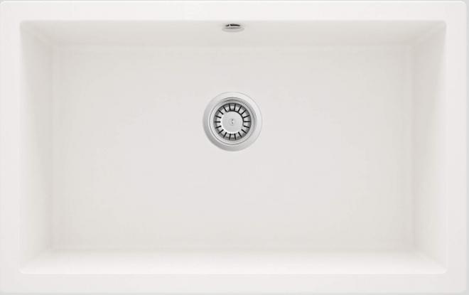 CORDA ВСТРОЕННАЯ ГРАНИТНАЯ РАКОВИНА 800x500x204 3,5'', АЛАБАСТР, С SPACE SAVER LUX