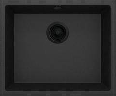 CORDA ВСТРОЕННАЯ ГРАНИТНАЯ РАКОВИНА 550x460x204 3,5'', ГРАФИТ МЕТАЛЛИЧЕСКИЙ, С SPACE SAVER LUX
