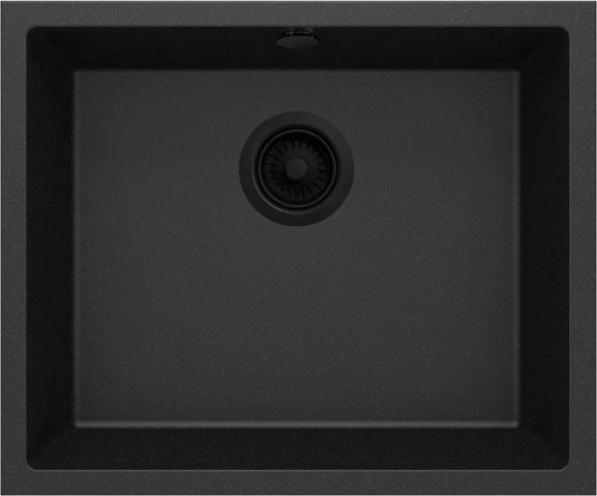 CORDA ВСТРОЕННАЯ ГРАНИТНАЯ РАКОВИНА 550x460x204 3,5'', ГРАФИТ МЕТАЛЛИЧЕСКИЙ, С SPACE SAVER LUX