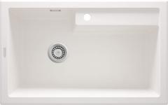 ЭРИДАН ГРАНИТНАЯ РАКОВИНА 1-ЧАША 800x500x214, АЛЕБАСТР, С SPACE SAVER LUX