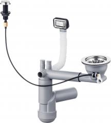 СИФОН SPACE SAVER LUX ДЛЯ МОЙКИ 1-ЧАША С АВТОМАТИЧЕСКИМ СЛИВОМ