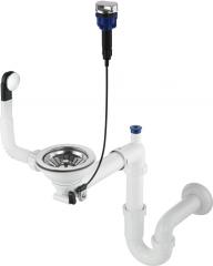 СИФОН SPACE SAVER ДЛЯ ГРАНИТНОЙ МОЙКИ С 1 ЧАШЕЙ 3,5 ДЮЙМА, С ДОХОДОМ